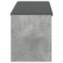 Banco de entrada con cojín Gris Concreto 100 x 38 x 46 cm en Bancos para recibidores y almacenamiento | Comprar online en Foru.e