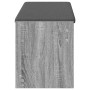 Banco de entrada con cojín Gris Sonoma 100 x 38 x 46 cm en Bancos para recibidores y almacenamiento | Comprar online en Foru.es