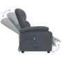 Sillón reclinable eléctrico de terciopelo gris oscuro en Sillones | Comprar online en Foru.es