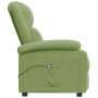 Sillón reclinable eléctrico de terciopelo verde claro en Sillones | Comprar online en Foru.es