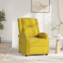 Sillón reclinable eléctrico de terciopelo amarillo en Sillones | Comprar online en Foru.es
