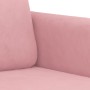 Juego de sofás con cojines 3 piezas terciopelo rosa en Sofás | Comprar online en Foru.es