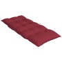 Cojines de silla con respaldo alto 4 uds tela Oxford rojo tinto en Decoración | Comprar online en Foru.es
