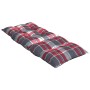 Cojines para silla respaldo alto 4 uds tela Oxford cuadros rojo en Decoración | Comprar online en Foru.es