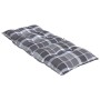 Cojines para silla respaldo alto 4 uds tela Oxford cuadros gris en Decoración | Comprar online en Foru.es