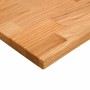 Escritorio y Marrón Claro 140 x 60 cm Madera de Roble Sólido en Oficina | Comprar online en Foru.es