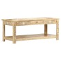 Mesa de centro pintada a mano madera maciza mango 110x50x45 cm en Mesas de centro | Comprar online en Foru.es