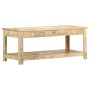 Mesa de centro pintada a mano madera maciza mango 110x50x45 cm en Mesas de centro | Comprar online en Foru.es