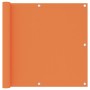 Toldo para balcón tela oxford naranja 90x400 cm en Sombrillas | Comprar online en Foru.es