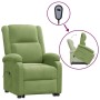 Sillón elevable de terciopelo verde claro en Sillones | Comprar online en Foru.es