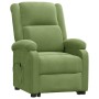 Sillón elevable de terciopelo verde claro en Sillones | Comprar online en Foru.es
