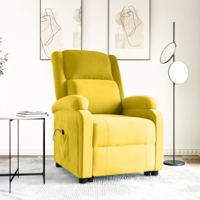 Sillón elevable de tela amarillo en Sillones | Comprar online en Foru.es