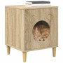 Casa para Gatos Sonoma 42,5 x 40 x 53 cm Madera de ingeniería en Mobiliario para gatos | Comprar online en Foru.es