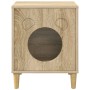 Casa para Gatos Sonoma 42,5 x 40 x 53 cm Madera de ingeniería en Mobiliario para gatos | Comprar online en Foru.es