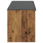 Banco de entrada con cojín Madera vieja 103 x 38 x 45 cm en Bancos para recibidores y almacenamiento | Comprar online en Foru.es