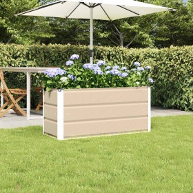 Jardinera Marfil 100 x 40 x 45 cm Acero en Macetas y jardineras | Comprar online en Foru.es