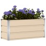 Jardinera Marfil 100 x 40 x 45 cm Acero en Macetas y jardineras | Comprar online en Foru.es