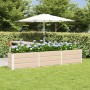 Jardinera Marfil 240 x 40 x 45 cm Acero en Macetas y jardineras | Comprar online en Foru.es