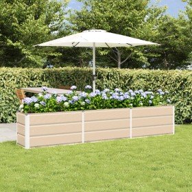 Jardinera Marfil 240 x 40 x 45 cm Acero en Macetas y jardineras | Comprar online en Foru.es