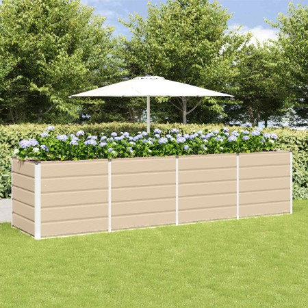 Jardinera Marfil 240 x 80 x 75 cm Acero en Macetas y jardineras | Comprar online en Foru.es