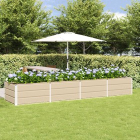 Jardinera Marfil 320 x 80 x 45 cm Acero en Macetas y jardineras | Comprar online en Foru.es
