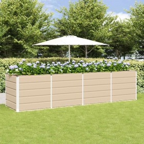 Jardinera Marfil 240 x 80 x 75 cm Acero en Macetas y jardineras | Comprar online en Foru.es