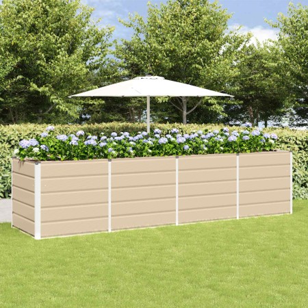 Jardinera Marfil 240 x 80 x 75 cm Acero en Macetas y jardineras | Comprar online en Foru.es