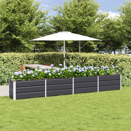 Jardinera Antracita 320 x 40 x 45 cm Acero en Macetas y jardineras | Comprar online en Foru.es