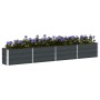 Jardinera Antracita 320 x 40 x 45 cm Acero en Macetas y jardineras | Comprar online en Foru.es