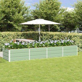 Jardinera Verde 320 x 80 x 45 cm Acero en Macetas y jardineras | Comprar online en Foru.es