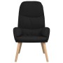 Sillón de relax de tela negro de vidaXL, Sillones - Ref: Foro24-340996, Precio: 102,25 €, Descuento: %