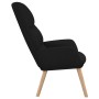 Sillón de relax de tela negro de vidaXL, Sillones - Ref: Foro24-340996, Precio: 102,25 €, Descuento: %