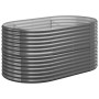Jardinera arriate acero galvanizado antracita 152x80x68 cm en Macetas y jardineras | Comprar online en Foru.es