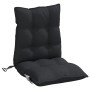 Cojines para silla con respaldo bajo 6 uds tela Oxford negro en Decoración | Comprar online en Foru.es