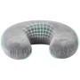 Almohada con almohada Gris 27 x 27 x 8,5 cm Terciopelo en Ropa de cama | Comprar online en Foru.es