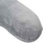 Almohada con almohada Gris 27 x 27 x 8,5 cm Terciopelo en Ropa de cama | Comprar online en Foru.es