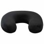 Almohada con almohada Negro 27 x 27 x 8 cm Terciopelo en Ropa de cama | Comprar online en Foru.es