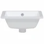 Lavabo de baño rectangular cerámica blanco 36x31,5x16,5 cm de vidaXL, Lavabos - Ref: Foro24-153729, Precio: 37,90 €, Descuent...