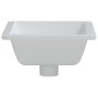 Lavabo de baño rectangular cerámica blanco 36x31,5x16,5 cm de vidaXL, Lavabos - Ref: Foro24-153729, Precio: 46,67 €, Descuent...