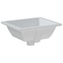 Lavabo de baño rectangular cerámica blanco 36x31,5x16,5 cm de vidaXL, Lavabos - Ref: Foro24-153729, Precio: 46,67 €, Descuent...