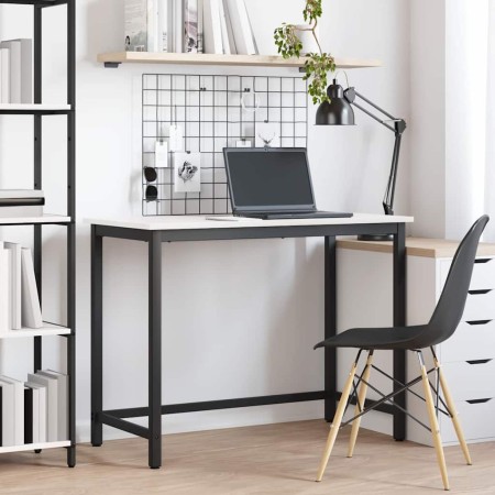 Mesa 100 x 50 x 77 cm Madera Ingenierizada y Acero en Oficina | Comprar online en Foru.es