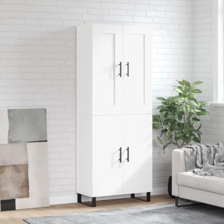Aparador alto madera contrachapada blanco 69,5x34x180 cm de vidaXL, Aparadores - Ref: Foro24-3199577, Precio: 152,63 €, Descu...