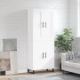 Aparador alto madera contrachapada blanco 69,5x34x180 cm de vidaXL, Aparadores - Ref: Foro24-3199577, Precio: 152,63 €, Descu...