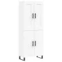 Hoher Schrank aus weißem Sperrholz 69,5x34x180 cm von vidaXL, Sideboards - Ref: Foro24-3199577, Preis: 155,73 €, Rabatt: %