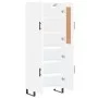 Hoher Schrank aus weißem Sperrholz 69,5x34x180 cm von vidaXL, Sideboards - Ref: Foro24-3199577, Preis: 155,73 €, Rabatt: %