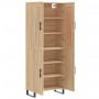 Aparador alto madera contrachapada color roble 69,5x34x180 cm de vidaXL, Aparadores - Ref: Foro24-3199580, Precio: 163,94 €, ...