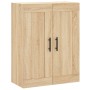 Aparador alto madera contrachapada color roble 69,5x34x180 cm de vidaXL, Aparadores - Ref: Foro24-3199580, Precio: 163,94 €, ...