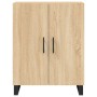 Aparador alto madera contrachapada color roble 69,5x34x180 cm de vidaXL, Aparadores - Ref: Foro24-3199580, Precio: 163,94 €, ...
