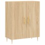 Aparador alto madera contrachapada color roble 69,5x34x180 cm de vidaXL, Aparadores - Ref: Foro24-3198204, Precio: 156,67 €, ...