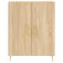 Aparador alto madera contrachapada color roble 69,5x34x180 cm de vidaXL, Aparadores - Ref: Foro24-3198204, Precio: 156,67 €, ...